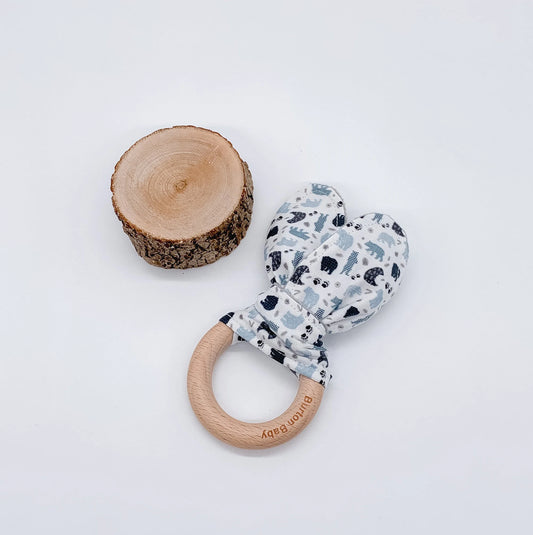Blue Bears Teething Ring