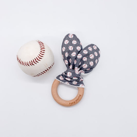 Baseball Teething Ring