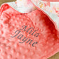 Floral Personalized Baby Blanket